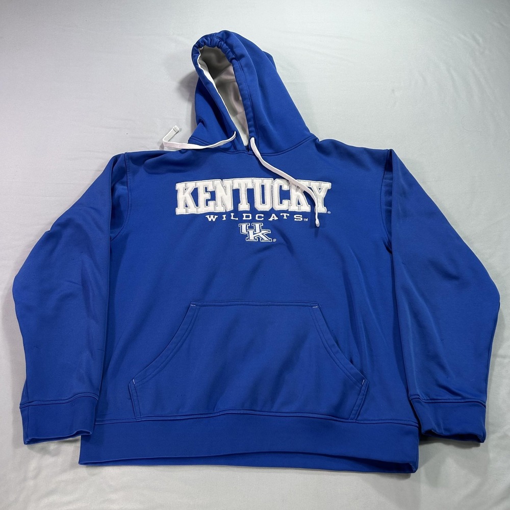 Kentucky Wildcats Hoodie Mens Medium NCAA Basketball Pullover Sweatshirt